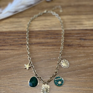 Collier BRELOQUE vert