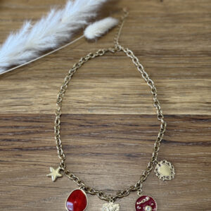 Collier BRELOQUE Rouge