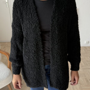Gilet BOUCLETTE noir