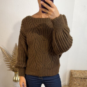 PULL MAILLE CHOCOLAT
