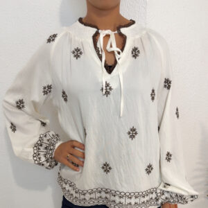 BLOUSE BOHEME CHOCO