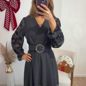 ROBE DENTELLE NOIRE