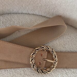 CEINTURE ÉLASTIQUE BEIGE
