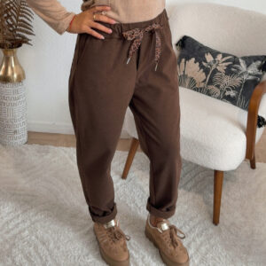 PANTALON UNI MARRON