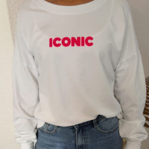 SWEAT ICONIC BLANC