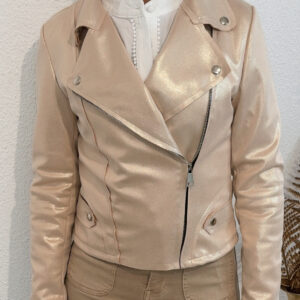 VESTE SUEDINE DORE