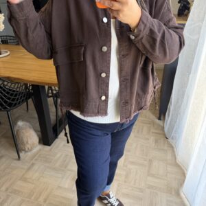Veste NINA CARTER Chocolat